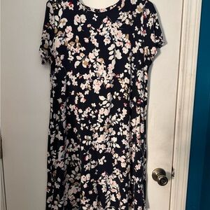 J. Jill Floral Navy Sundress